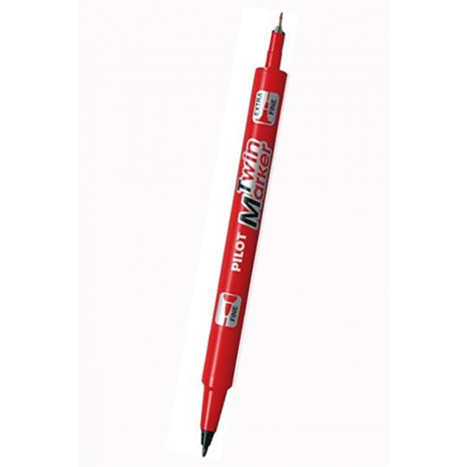 Pilot Twin Marker Μαρκαδόρος Ανεξίτηλος 2mm Κόκκινος (SCATMRBG)