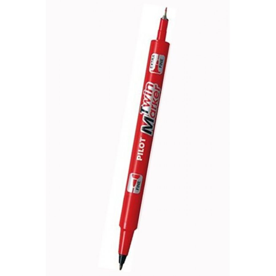 Pilot Twin Marker Μαρκαδόρος Ανεξίτηλος 2mm Κόκκινος (SCATMRBG) Pilot Twin Marker Μαρκαδόρος Ανεξίτηλος 2mm Κόκκινος (SCATMRBG)