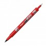 Pilot Twin Marker Μαρκαδόρος Ανεξίτηλος 2mm Κόκκινος (SCATMRBG)