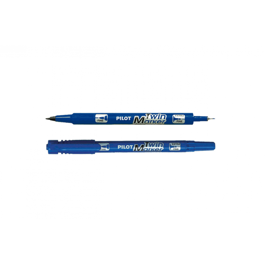 Pilot Twin Marker Μαρκαδόρος Ανεξίτηλος 2mm Μπλε (SCATMLBG) Pilot Twin Marker Μαρκαδόρος Ανεξίτηλος 2mm Μπλε (SCATMLBG)