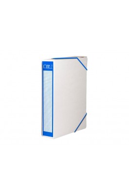 ΙΩΝΙΑ Box Κουτί Αρχειοθέτησης με Λάστιχο 7cm Μπλε 27x35x7cm