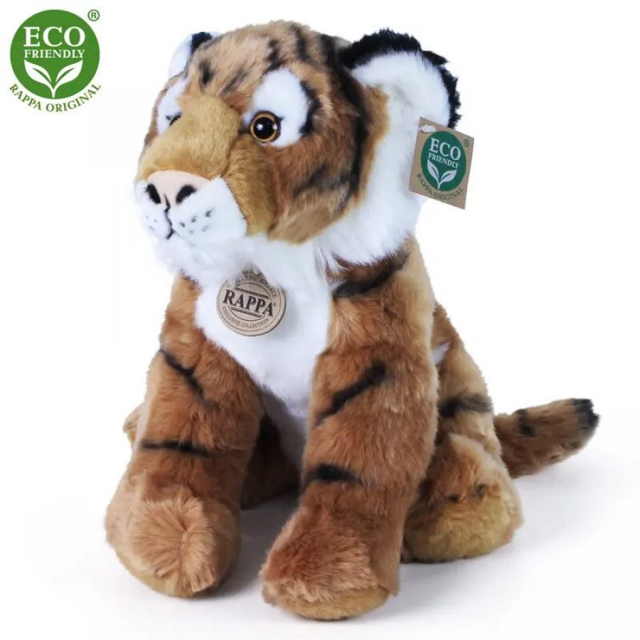 Rappa Λούτρινο Τιγράκι Καθιστό 30 εκ. Eco-Friendly (211698) Rappa Λούτρινο Τιγράκι Καθιστό 30 εκ. Eco-Friendly (211698)