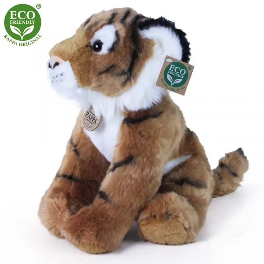 Rappa Λούτρινο Τιγράκι Καθιστό 30 εκ. Eco-Friendly (211698) Rappa Λούτρινο Τιγράκι Καθιστό 30 εκ. Eco-Friendly (211698)