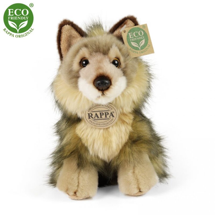 Rappa Λούτρινος Λύκος Καθιστός 20 εκ. Eco-Friendly (222991) Rappa Λούτρινος Λύκος Καθιστός 20 εκ. Eco-Friendly (222991)