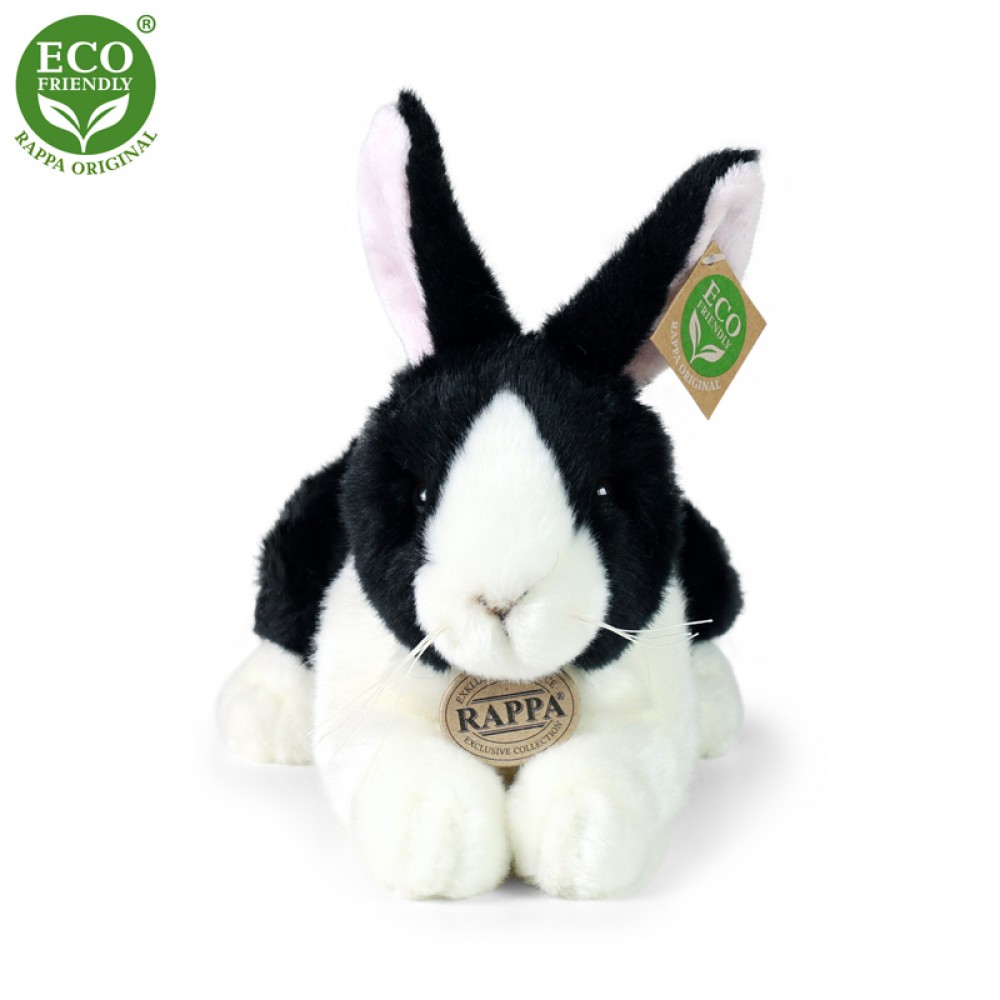 Rappa Λούτρινο Κουνέλι Ασπρόμαυρο 25 εκ. Eco-Friendly (230781) Rappa Λούτρινο Κουνέλι Ασπρόμαυρο 25 εκ. Eco-Friendly (230781)