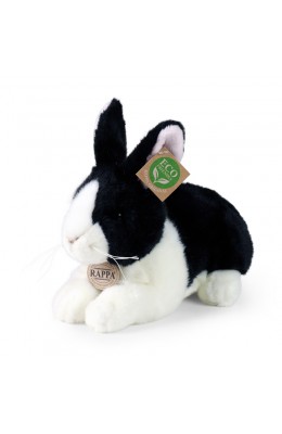 Rappa Λούτρινο Κουνέλι Ασπρόμαυρο 25 εκ. Eco-Friendly (230781)