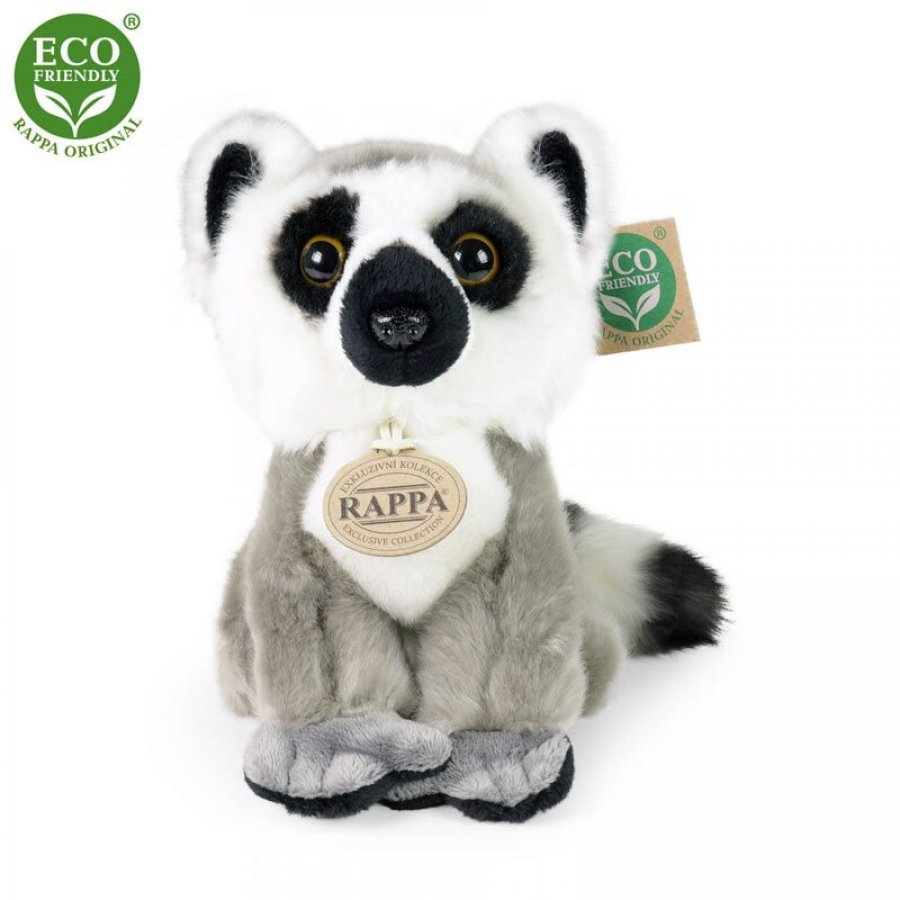 Rappa Λούτρινος Λεμούριος 18 εκ. Καθιστός Eco-Friendly (866874) Rappa Λούτρινος Λεμούριος 18 εκ. Καθιστός Eco-Friendly (866874)