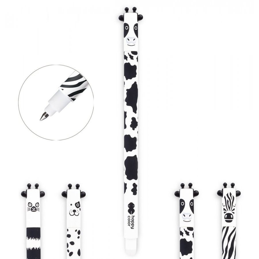 Happy Color Black and White Στυλό Gel με Μπλε Μελάνι (HA412001BW3) Happy Color Black and White Στυλό Gel με Μπλε Μελάνι (HA412001BW3)
