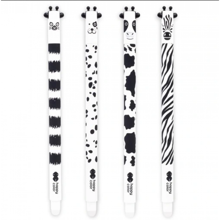 Happy Color Black and White Στυλό Gel με Μπλε Μελάνι (HA412001BW3) Happy Color Black and White Στυλό Gel με Μπλε Μελάνι (HA412001BW3)