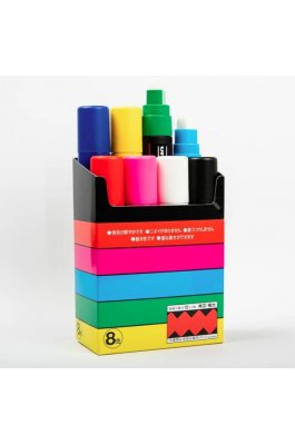 Posca Μαρκαδόροι Σχεδίου 15mm White 8τμχ (PC-17K) Posca Μαρκαδόροι Σχεδίου 15mm White 8τμχ (PC-17K)