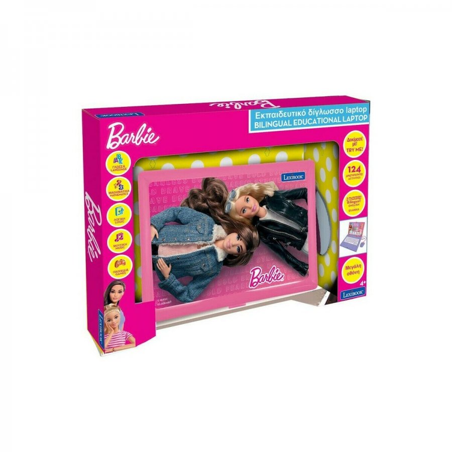 Lexibook Ηλεκτρονικό Παιδικό Εκπαιδευτικό Laptop/Tablet Barbie Δίγλωσσο (JC598BBi8) Lexibook Ηλεκτρονικό Παιδικό Εκπαιδευτικό Laptop/Tablet Barbie Δίγλωσσο (JC598BBi8)