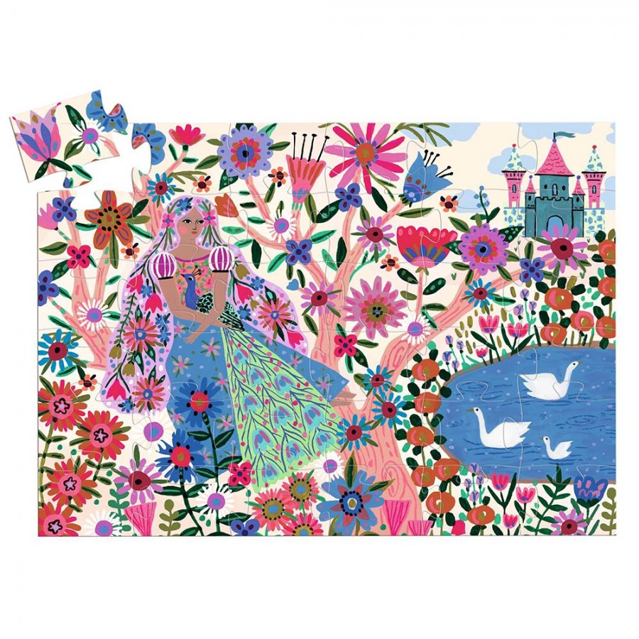Djeco Παιδικό Puzzle Πριγκίπισσα με παγώνι 36 pcs (DJ07300) Djeco Παιδικό Puzzle Πριγκίπισσα με παγώνι 36 pcs (DJ07300)