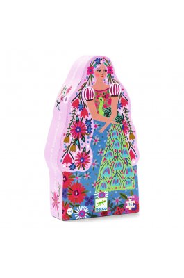 Djeco Παιδικό Puzzle Πριγκίπισσα με παγώνι 36 pcs (DJ07300)