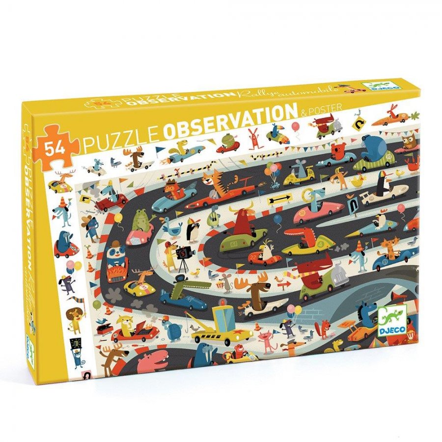 Djeco Παιδικό Puzzle Παρατήρησης Ράλι αυτοκινήτου 54 pcs (DJ07564) Djeco Παιδικό Puzzle Παρατήρησης Ράλι αυτοκινήτου 54 pcs (DJ07564)