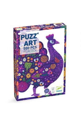 Djeco Παιδικό Puzzle Art Παγώνι 350 pcs (DJ07669)