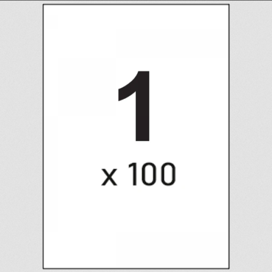 Typotrust 100 Αυτοκόλλητες Ετικέτες Εκτυπωτών Α4 1/Φ Ορθογώνιες 210x297mm (TL0111) Typotrust 100 Αυτοκόλλητες Ετικέτες Εκτυπωτών Α4 1/Φ Ορθογώνιες 210x297mm (TL0111)