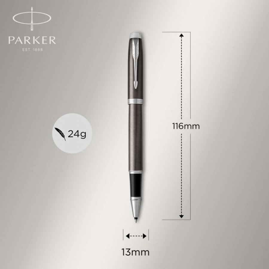 Parker I.M. Core Rollerball Dark Espresso με Μπλε Μελάνι Parker I.M. Core Rollerball Dark Espresso με Μπλε Μελάνι