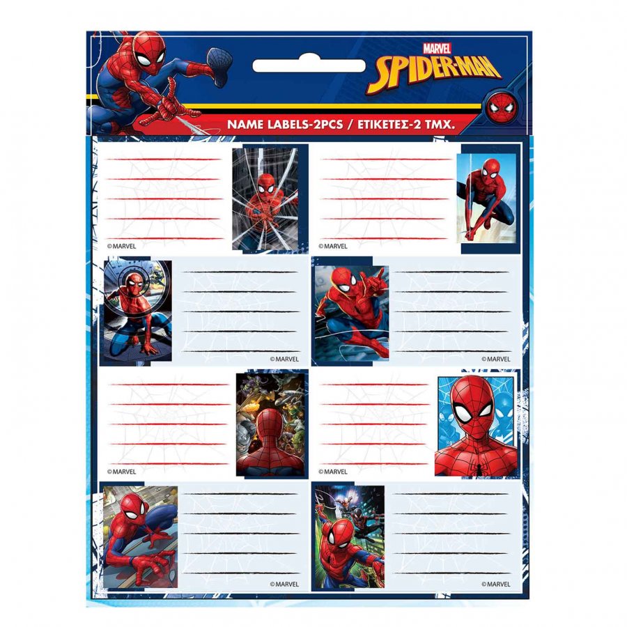 Gim Ετικέτες Τετραδίων Spiderman 16τμχ (77750146) Gim Ετικέτες Τετραδίων Spiderman 16τμχ (77750146)