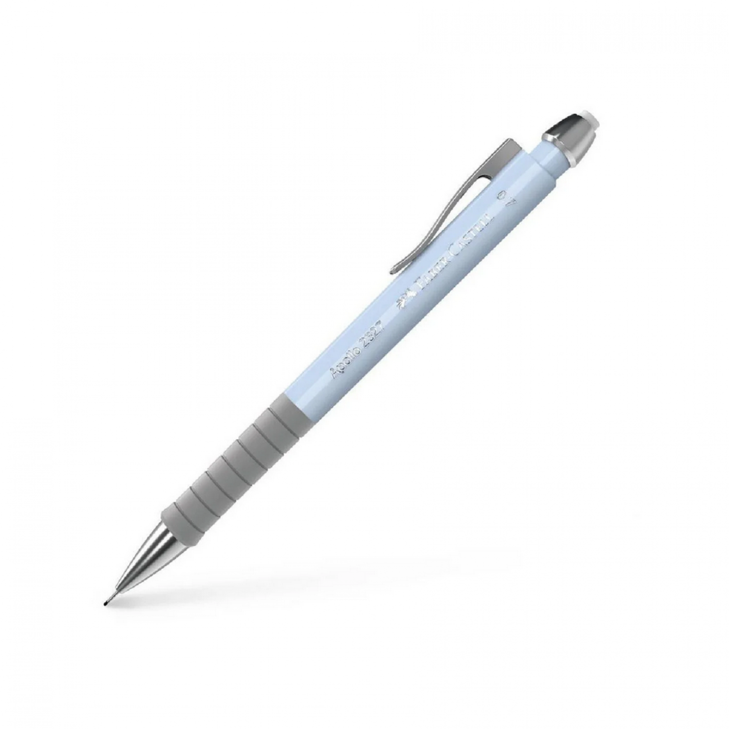 Faber-Castell Apollo Μηχανικό Μολύβι 0.7 mm με Γόμα Γαλάζιο (232712)