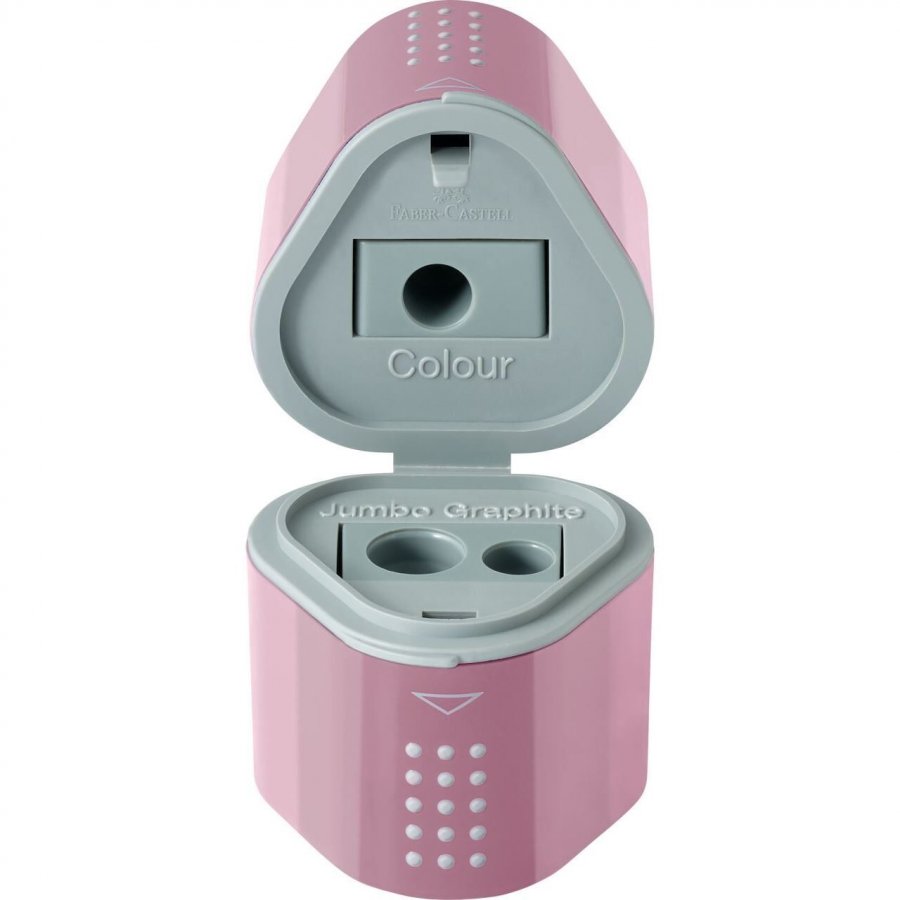 Faber-Castell Grip Roze Shadow Τριπλή Ξύστρα Βαρελάκι (183804) Faber-Castell Grip Roze Shadow Τριπλή Ξύστρα Βαρελάκι (183804)