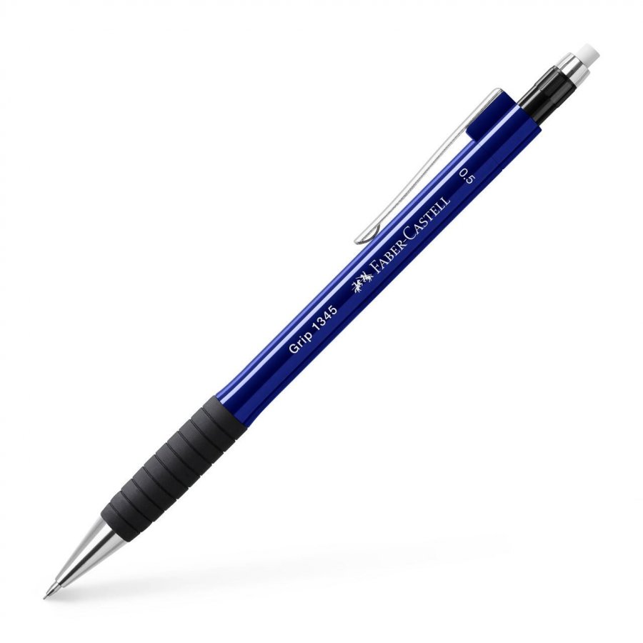 Faber-Castell Μηχανικό Μολύβι 0.5mm με Γόμα Μπλε Μαύρο (134555) Faber-Castell Μηχανικό Μολύβι 0.5mm με Γόμα Μπλε Μαύρο (134555)
