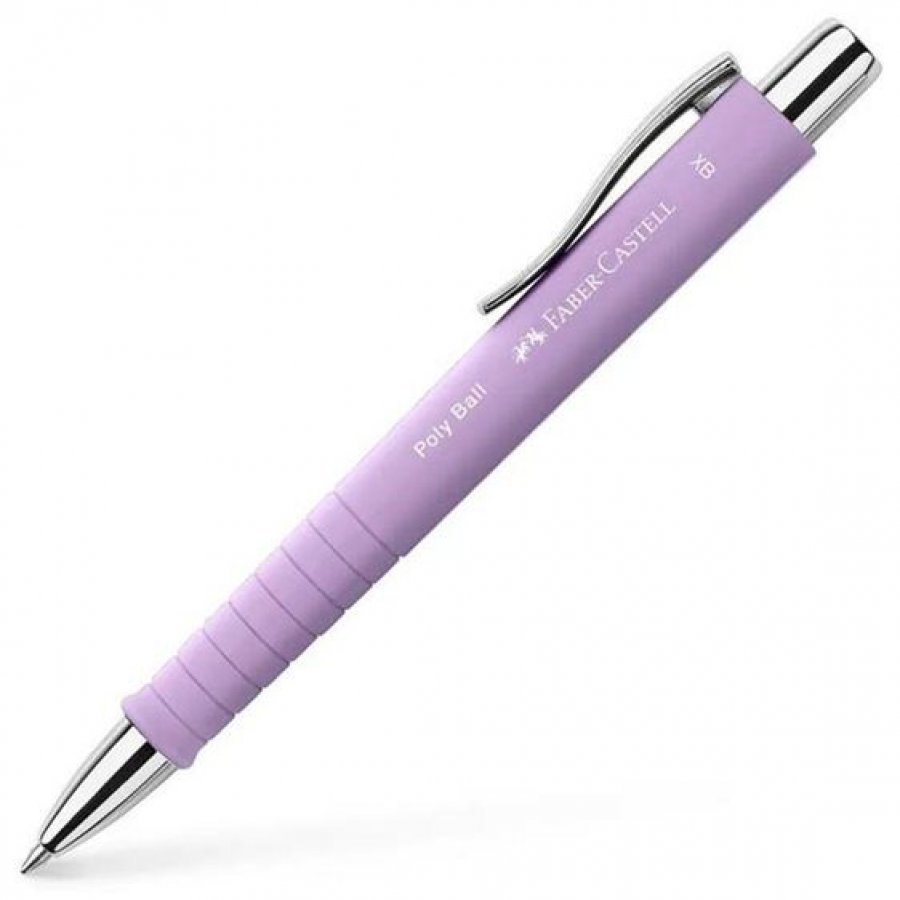 Faber-Castell Στυλό Ballpoint Λιλά με Μπλε Μελάνι Poly Ball XB (241104) Faber-Castell Στυλό Ballpoint Λιλά με Μπλε Μελάνι Poly Ball XB (241104)