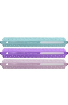 Faber-Castell Χάρακας Sparkle Lineal Anti-Break 15cm (172015)