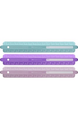 Faber-Castell Χάρακας Sparkle Lineal Anti-Break 15cm (172015)