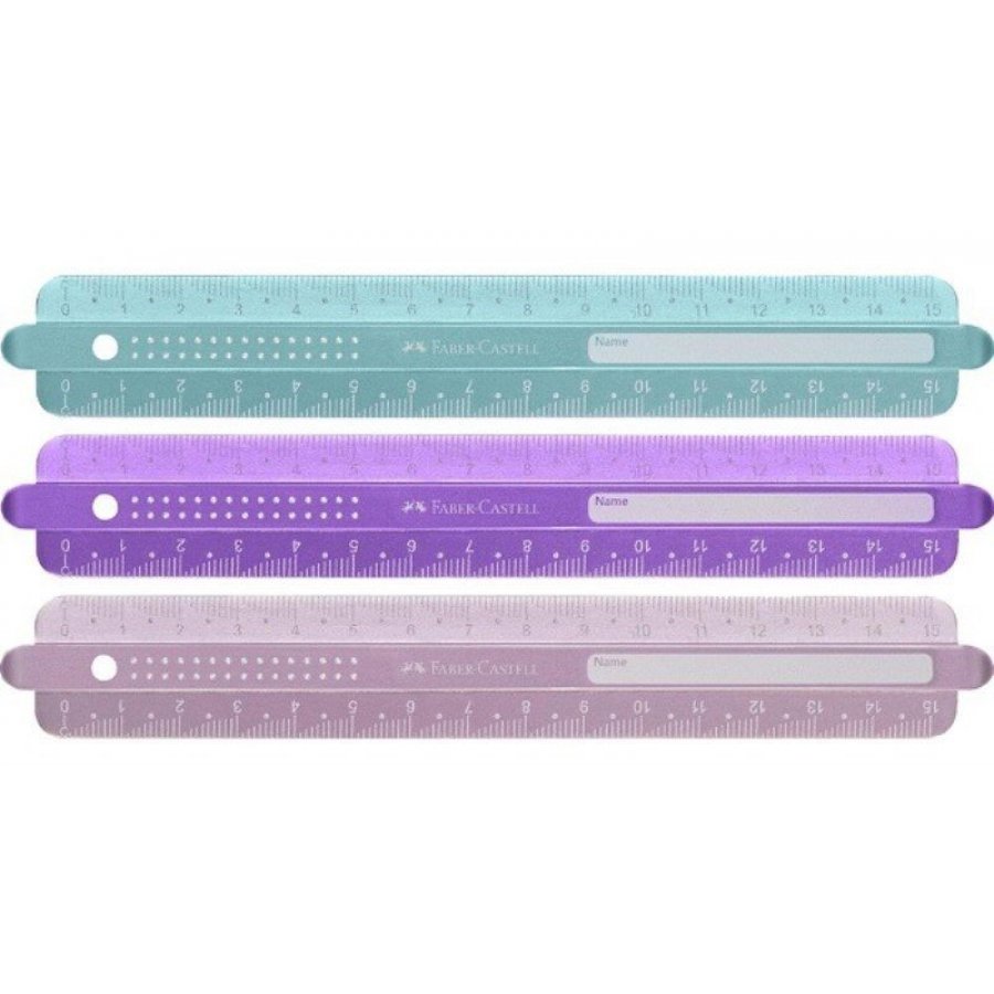 Faber-Castell Χάρακας Sparkle Lineal Anti-Break 15cm (172015) Faber-Castell Χάρακας Sparkle Lineal Anti-Break 15cm (172015)