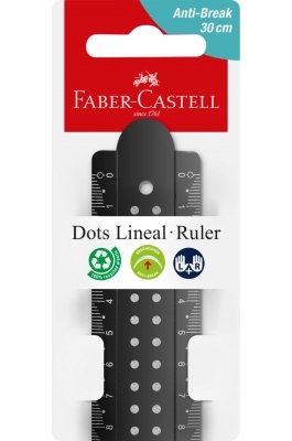 Faber-Castell Χάρακας Dots Lineal Anti-Break 30cm (172130) Faber-Castell Χάρακας Dots Lineal Anti-Break 30cm (172130)