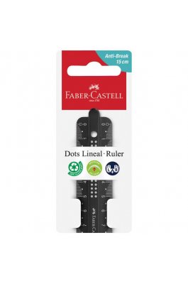 Faber-Castell Χάρακας Dots Lineal Anti-Break 15cm (172115) Faber-Castell Χάρακας Dots Lineal Anti-Break 15cm (172115)