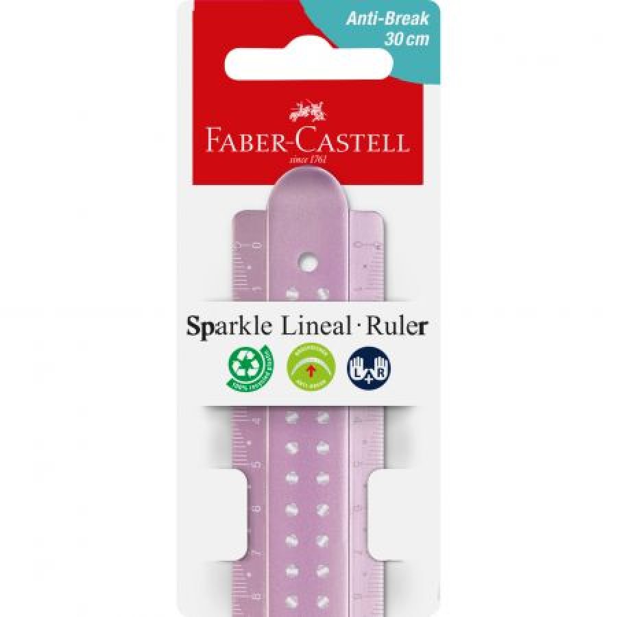 Faber-Castell Χάρακας Sparkle Lineal Anti-Break 30cm (172030) Faber-Castell Χάρακας Sparkle Lineal Anti-Break 30cm (172030)