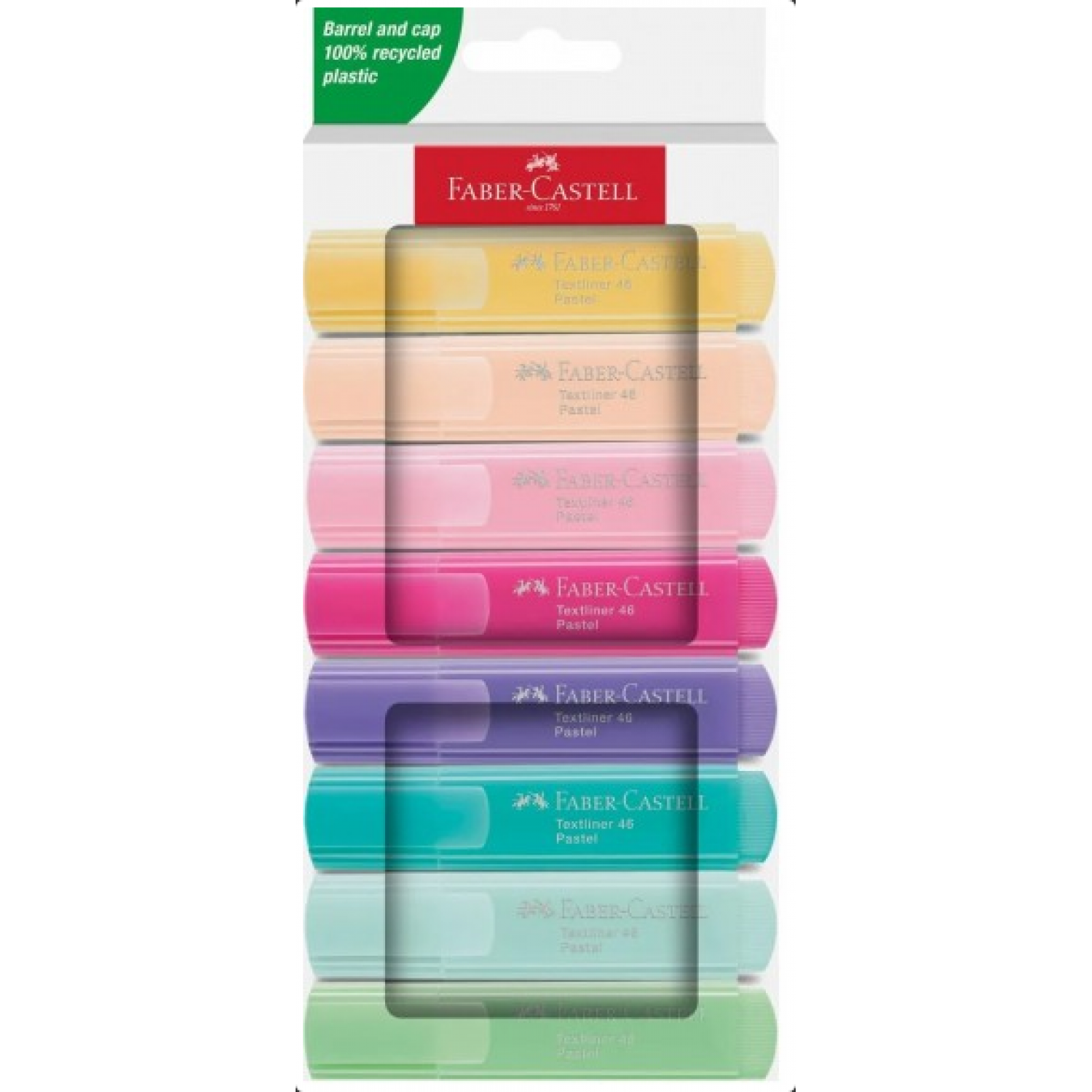 Faber-Castell Σετ 8 Υπογραμμιστών Textliner 46 Pastel (254658) Faber-Castell Σετ 8 Υπογραμμιστών Textliner 46 Pastel (254658)