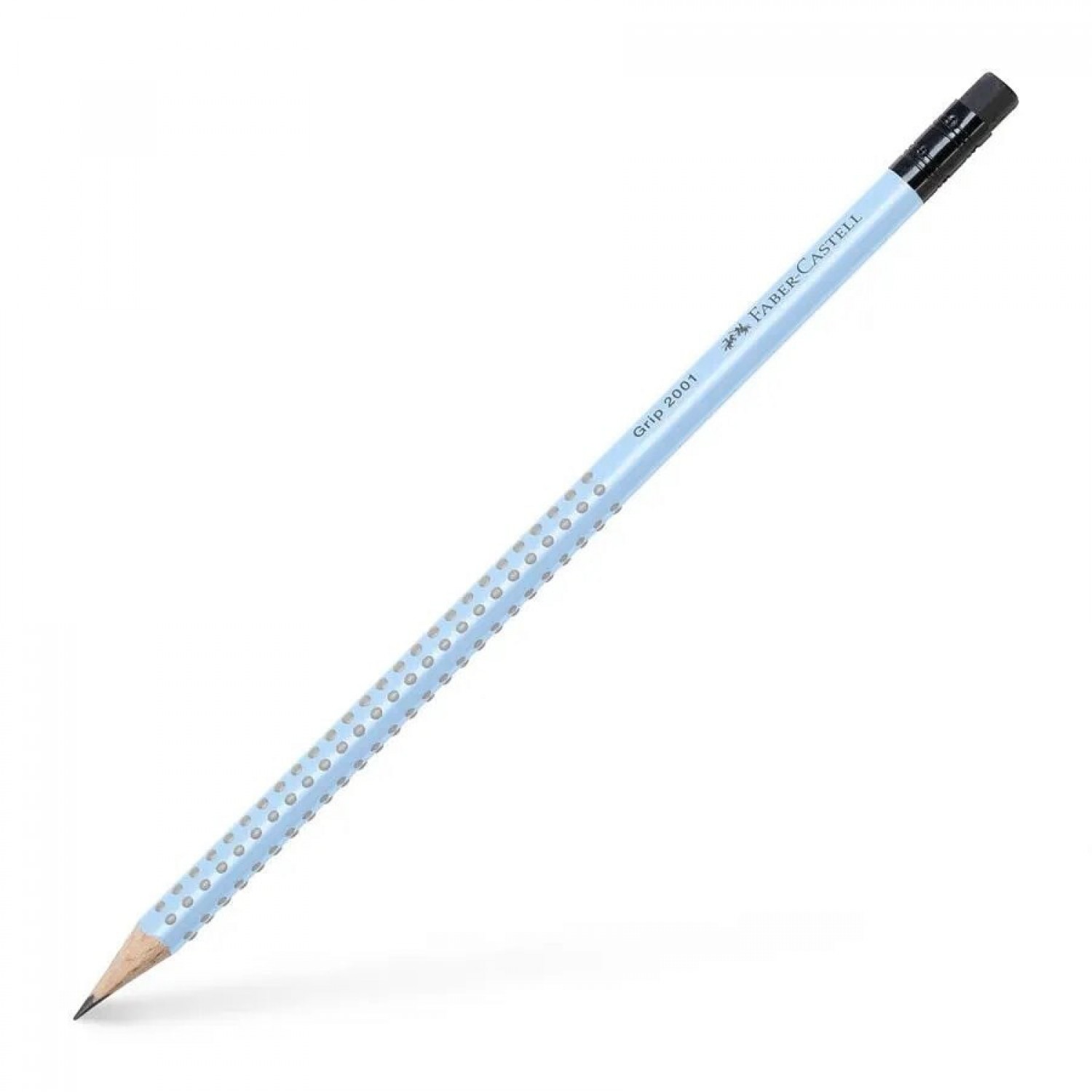 Faber-Castell 2001 Grip Μολύβι με Γόμα Γαλάζιο (217274)