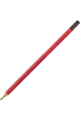 Faber-Castell Grip 2001 Μολύβι με Γόμα Κόκκινο (100146503) Faber-Castell Grip 2001 Μολύβι με Γόμα Κόκκινο (100146503)