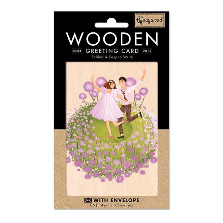 Cozywood Ξύλινη Ευχετήρια Κάρτα: Ερωτευμένοι (ATV322) Cozywood Ξύλινη Ευχετήρια Κάρτα: Ερωτευμένοι (ATV322)