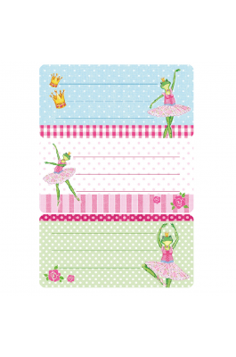 Herma Ετικέτες Αυτοκόλλητες Τετραδίων, Frog Ballerina Glittery 6 Τμχ (5523) Herma Ετικέτες Αυτοκόλλητες Τετραδίων, Frog Ballerina Glittery 6 Τμχ (5523)