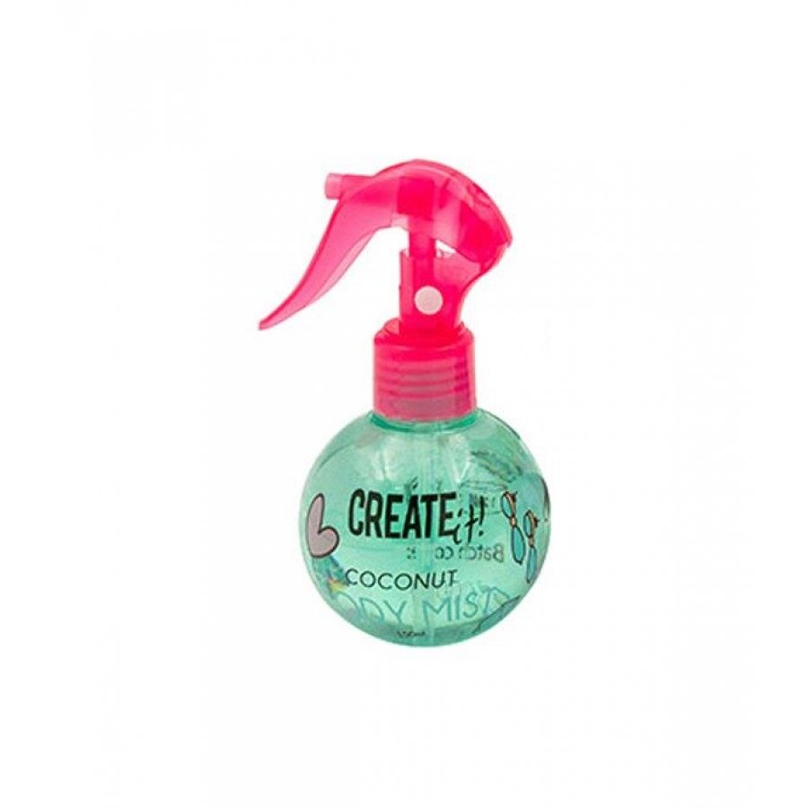 Create It! Παιδικό Σπρέι Σώματος "Coconut" Body Mist σε πράσινο χρώμα (84563C) Create It! Παιδικό Σπρέι Σώματος "Coconut" Body Mist σε πράσινο χρώμα (84563C)