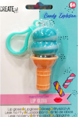 Create it! Παιδικό Μπρελόκ Lip Gloss Παγωτό Χωνάκι σε Βεραμάν χρώμα (84800Β) Create it! Παιδικό Μπρελόκ Lip Gloss Παγωτό Χωνάκι σε Βεραμάν χρώμα (84800Β)
