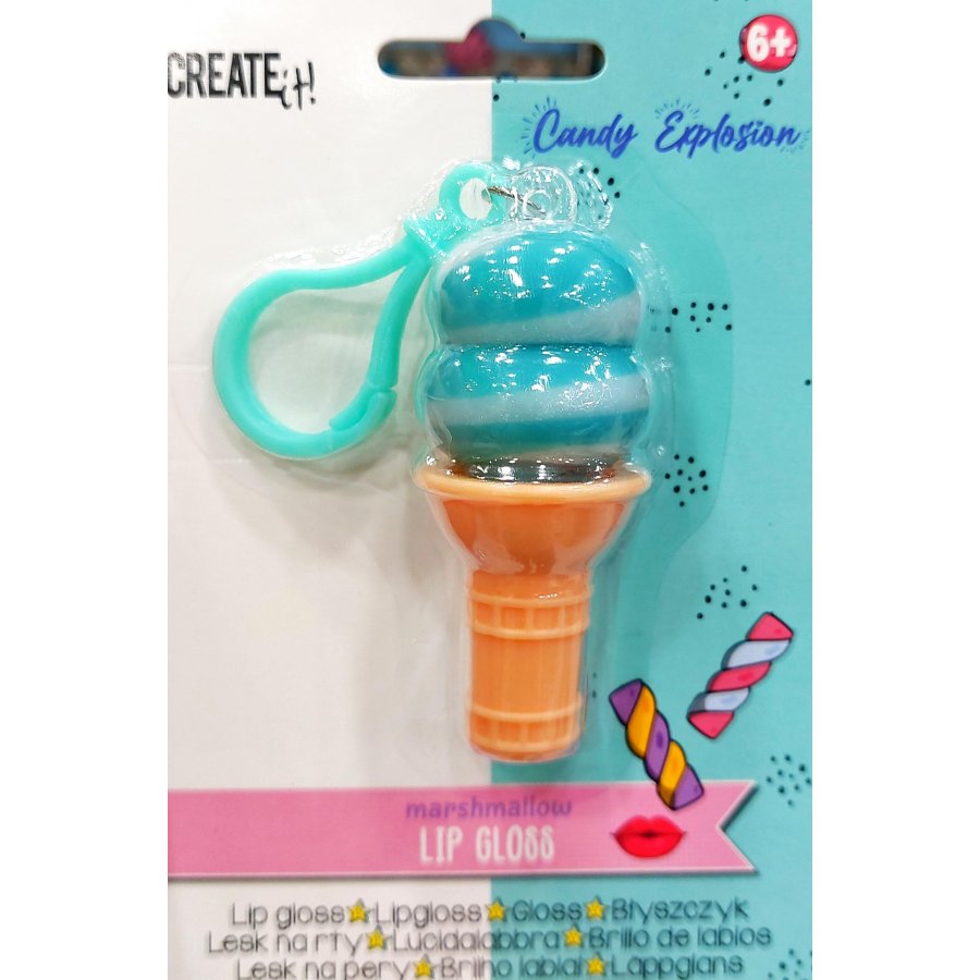 Create it! Παιδικό Μπρελόκ Lip Gloss Παγωτό Χωνάκι σε Βεραμάν χρώμα (84800Β) Create it! Παιδικό Μπρελόκ Lip Gloss Παγωτό Χωνάκι σε Βεραμάν χρώμα (84800Β)