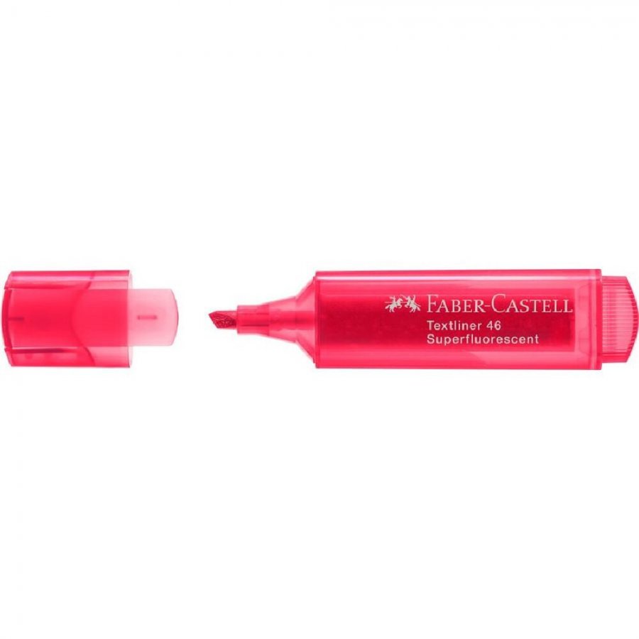 Faber-Castell Textliner 46 Μαρκαδόρος Υπογράμμισης Κόκκινος 5mm (154621) Faber-Castell Textliner 46 Μαρκαδόρος Υπογράμμισης Κόκκινος 5mm (154621)