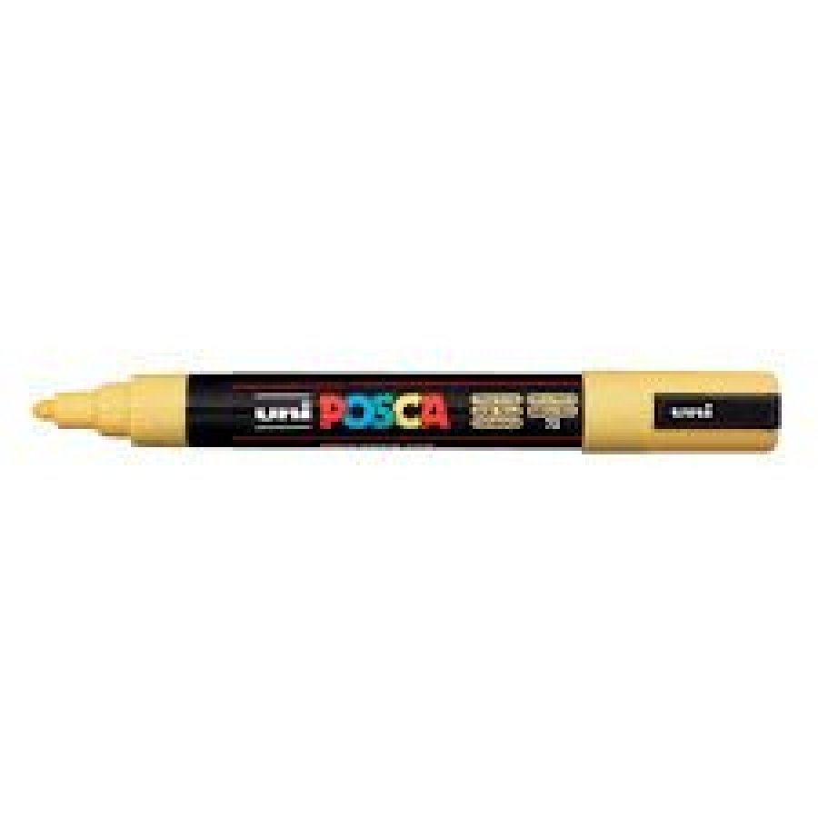 Uni-Ball Posca Ανεξίτηλος Μαρκαδόρος 1.8-2.5mm Άχυρο Κίτρινο (PC5M) Uni-Ball Posca Ανεξίτηλος Μαρκαδόρος 1.8-2.5mm Άχυρο Κίτρινο (PC5M)