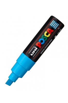 Uni-Ball Posca Ανεξίτηλος Μαρκαδόρος 8mm Τιρκουάζ (PC8K)
