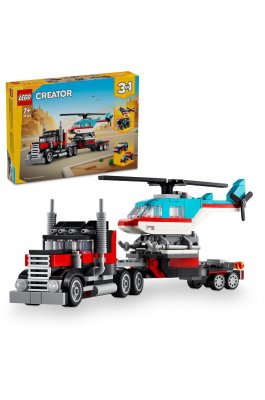 Lego Creator Flatbed Truck With Helicopter (31146) Lego Creator Flatbed Truck With Helicopter (31146)