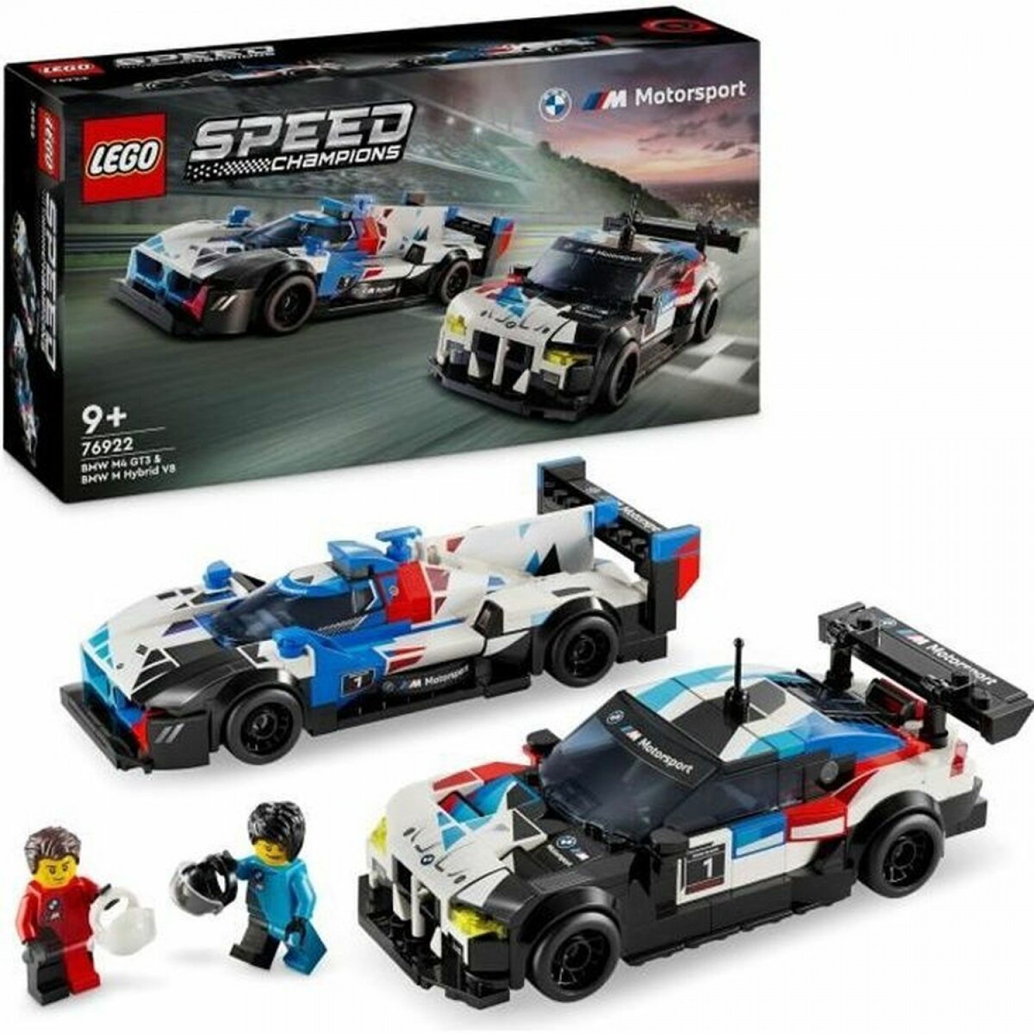 Lego Speed Champions Bmw M4 Gt3 + Bmw M Hybrid (76922)