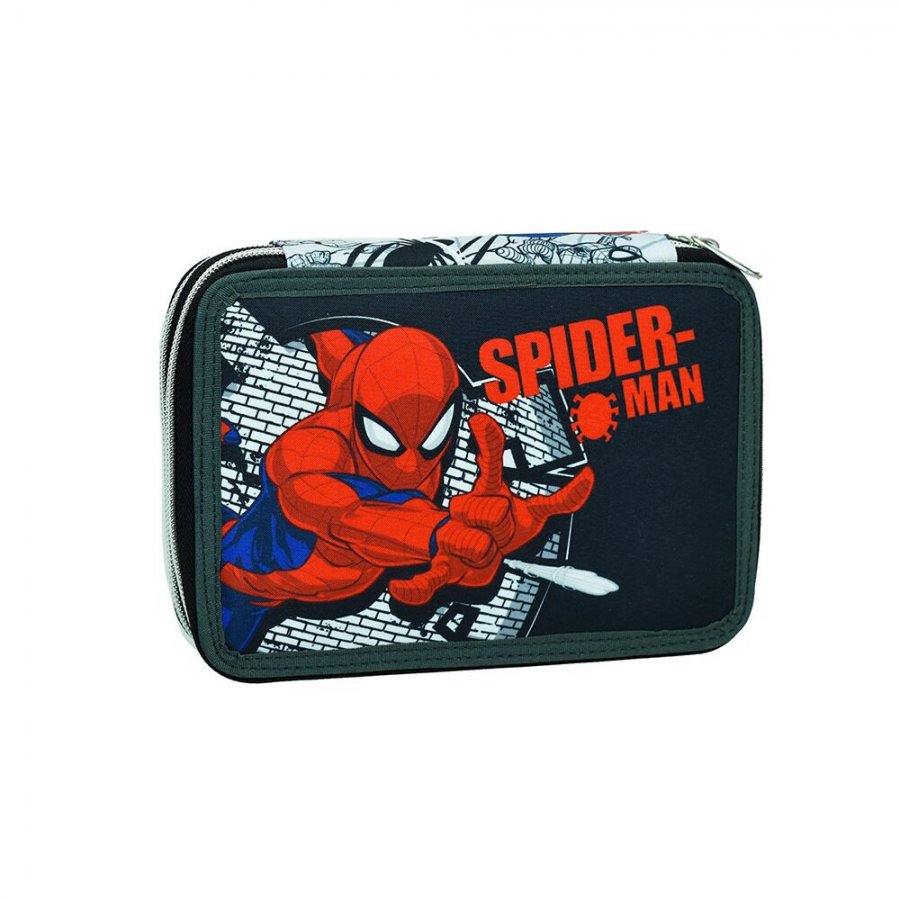 Gim Κασετίνα Γεμάτη Spiderman Spider Wall με 2 Θήκες (33707100) Gim Κασετίνα Γεμάτη Spiderman Spider Wall με 2 Θήκες (33707100)