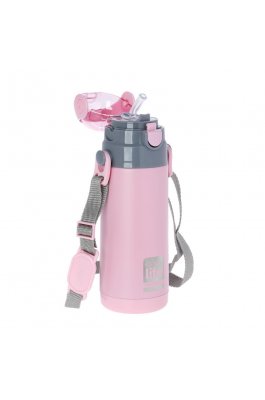 Ecolife Ανοξείδωτο Παγούρι Θερμός με Καλαμάκι 400ml Ροζ (33ΒΟ3007) Ecolife Ανοξείδωτο Παγούρι Θερμός με Καλαμάκι 400ml Ροζ (33ΒΟ3007)