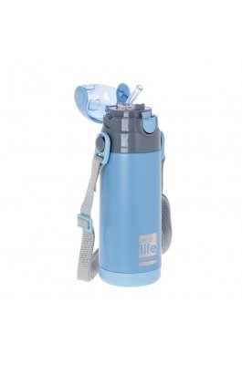 Ecolife Ανοξείδωτο Παγούρι Θερμός με Καλαμάκι 400ml Μπλε (33ΒΟ3008) Ecolife Ανοξείδωτο Παγούρι Θερμός με Καλαμάκι 400ml Μπλε (33ΒΟ3008)
