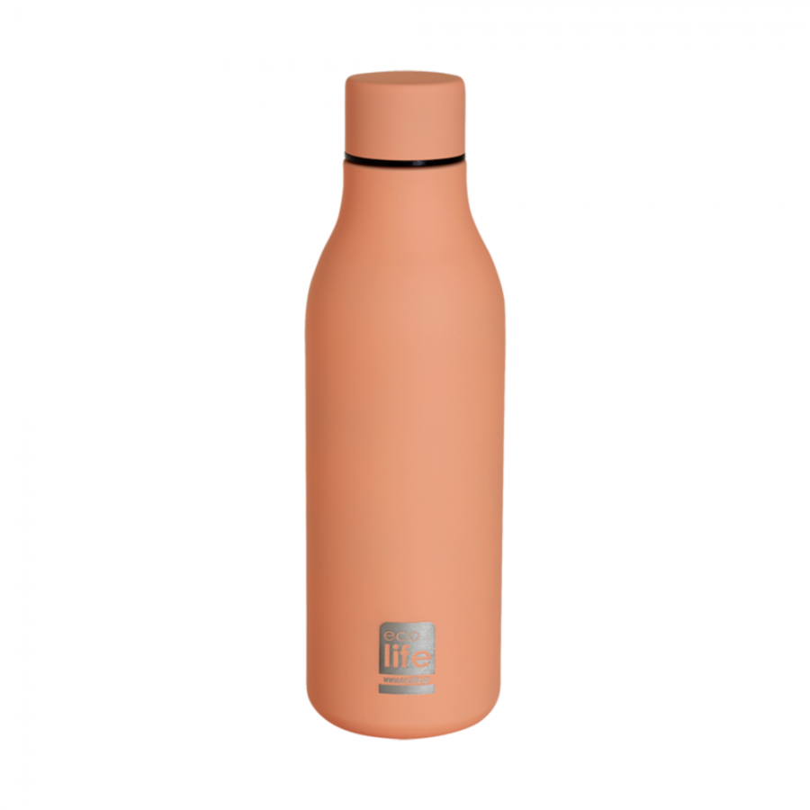 Ecolife Ανοξείδωτο Μπουκάλι Θερμός 550ml Peach (33ΒΟ2350) Ecolife Ανοξείδωτο Μπουκάλι Θερμός 550ml Peach (33ΒΟ2350)