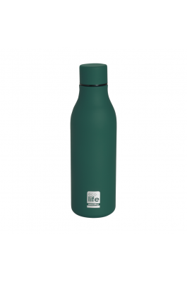 Ecolife Ανοξείδωτο Μπουκάλι Θερμός 550ml Pine Green (33ΒΟ2354)